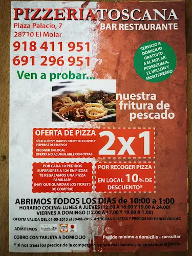 Pizzería Toscana - El Molar